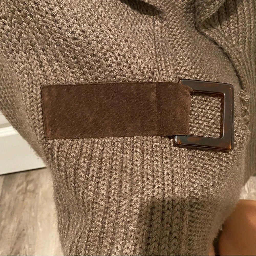 Soft surroundings belted cozy cardigan size small - Picture 4 of 6